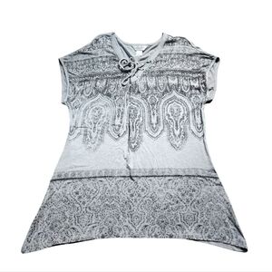 Christopher&Banks Women's Gray Blouse